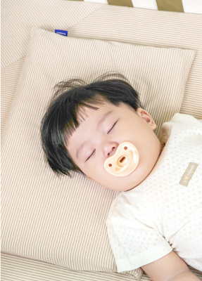 智能恆溫抗菌嬰兒枕(萬用平枕)-卡布奇諾