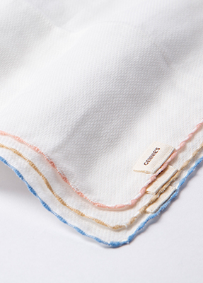 純棉寶寶紗布巾-3條入-粉/棕/藍