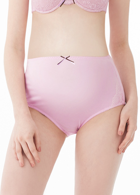 紫色蕾絲高腰內褲2件組-孕婦高腰內褲推薦