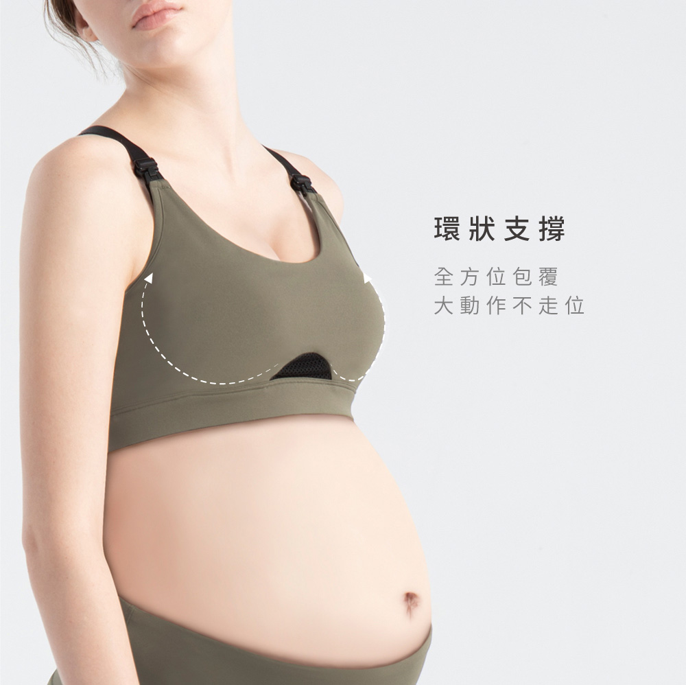 包覆性高穩定高內衣-推薦孕婦運動內衣