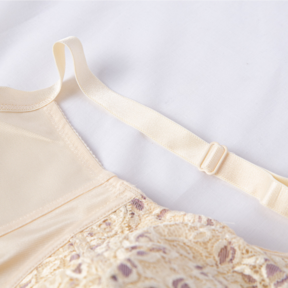 親膚蕾絲，舒適性感-推薦優雅蕾絲軟鋼圈哺乳內衣